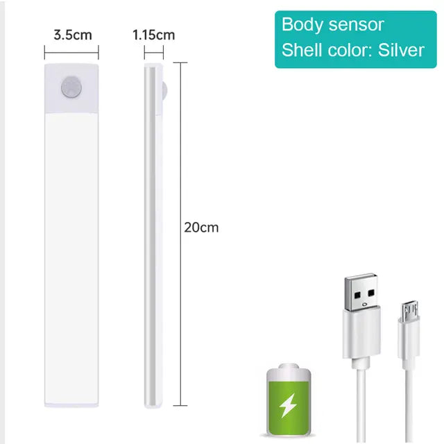 Wireless Motion Sensor LED Light – Auto-Activated, Energy-Efficient Indoor & Outdoor Night Light