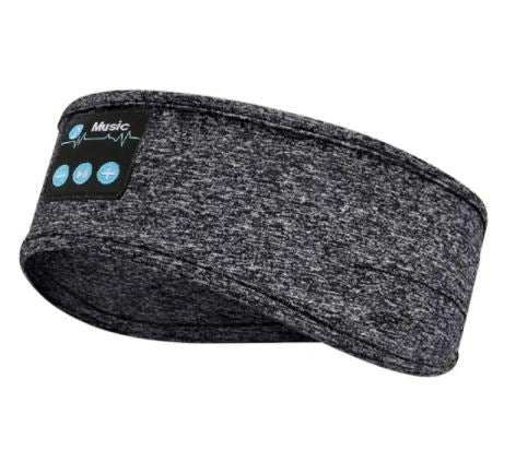 Wireless Bluetooth 5.0 Sports Headband with Built-In Speakers – 10Hr Battery, Workout Headphones