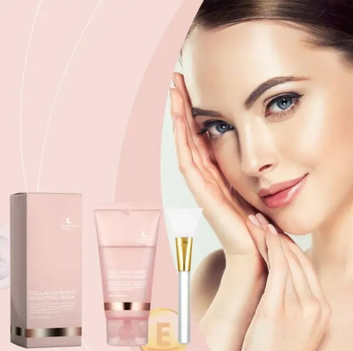 Hydrating Collagen Peel-Off Face Mask – Anti-Aging, Firming & Moisturizing Skin Treatment