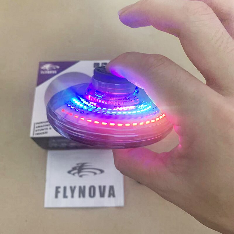 Flynova Mini UFO Spinner – LED Flying Drone Toy for Kids & Adults, Indoor & Outdoor Fun