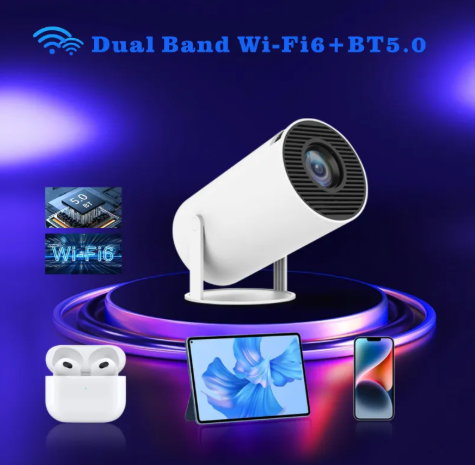 Vision Pro HY300 4K Portable Projector – Ultra HD LCD for Movies, Gaming & Presentations
