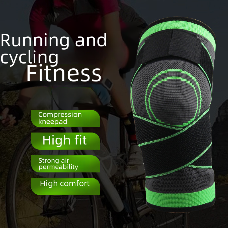 Men's Compression Knee Brace – Nylon & Spandex Knee Sleeve for Running, Gym & Mountaineering