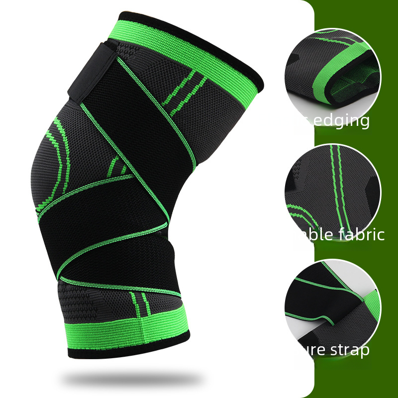 Men's Compression Knee Brace – Nylon & Spandex Knee Sleeve for Running, Gym & Mountaineering