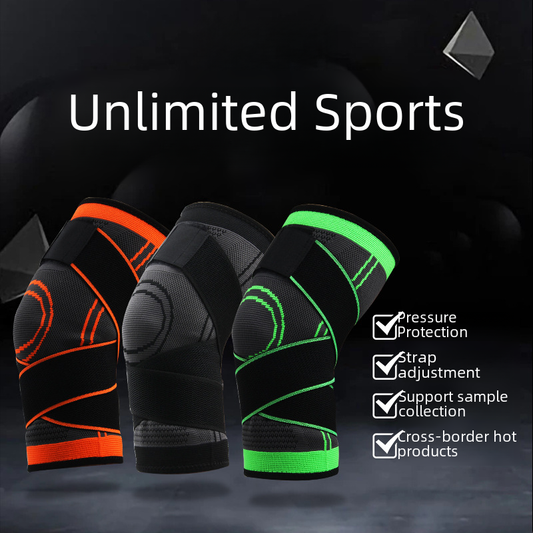 Men's Compression Knee Brace – Nylon & Spandex Knee Sleeve for Running, Gym & Mountaineering