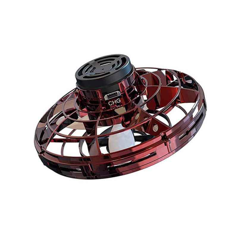 Flynova Mini UFO Spinner – LED Flying Drone Toy for Kids & Adults, Indoor & Outdoor Fun