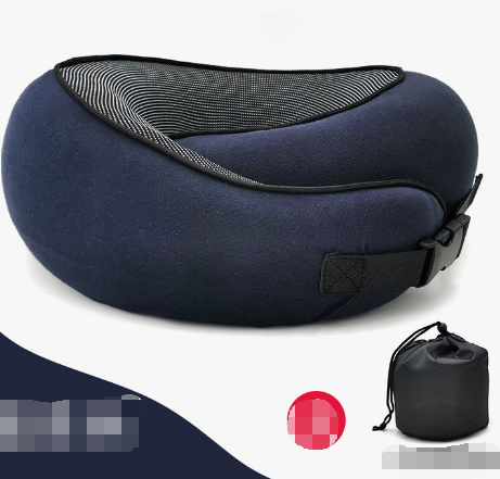 SkySoothe Travel Neck Pillow – Ergonomic Support, Adjustable Strap, Plush Comfort for Flights & Home