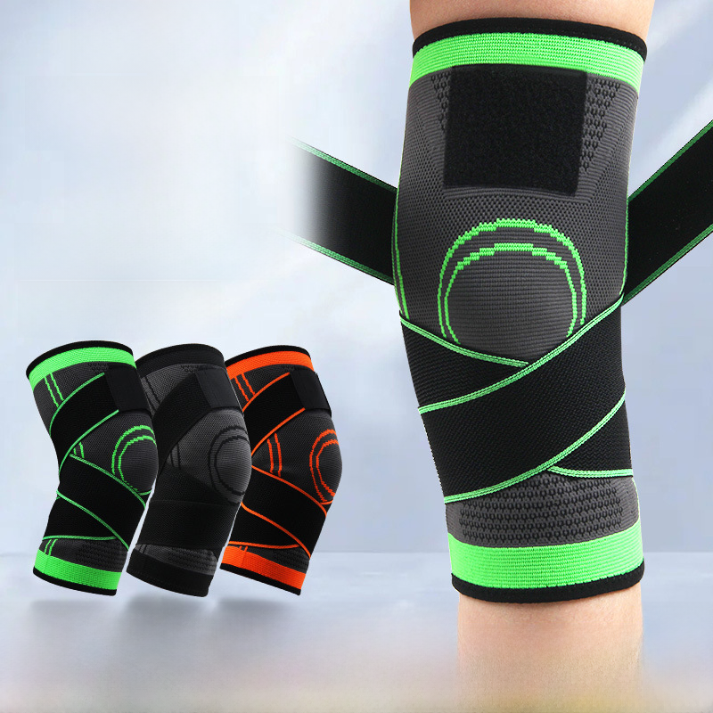 Men's Compression Knee Brace – Nylon & Spandex Knee Sleeve for Running, Gym & Mountaineering