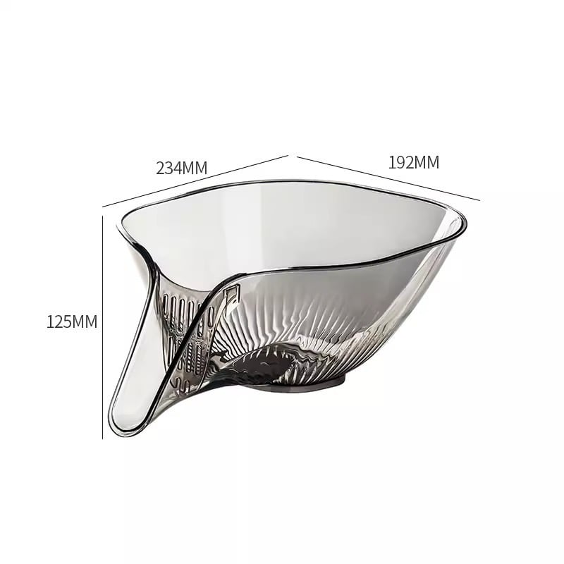 Heat Guard Kitchen Drain Basket – Multipurpose Colander, Salad Bowl & Vegetable Rinse Basket